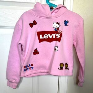 Levi's Hello Kitty，girl size 6-7 YRS